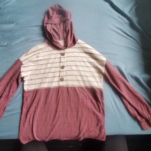 Buttoned Sweatshirt